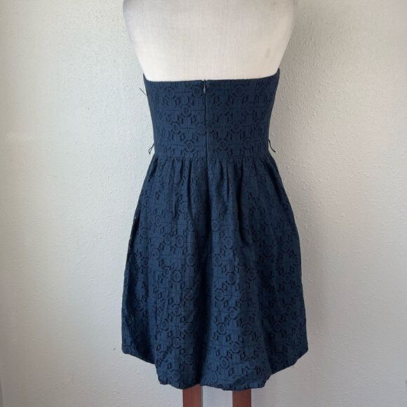 NWT Trina Turk Blue Formal Midi Dress Size 10 - Picture 5 of 8